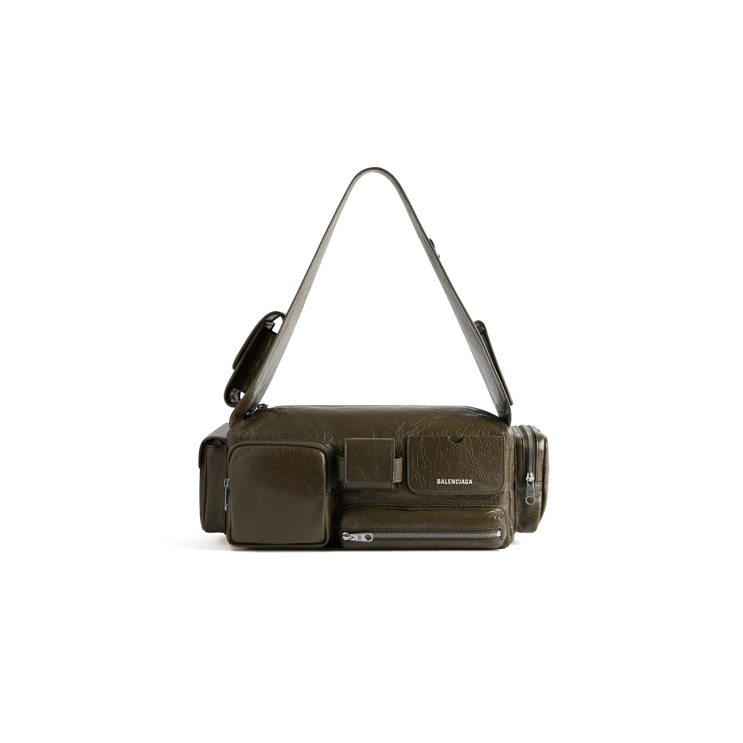 ba*len*cia*ga S*perbusy sling bag small in green 702167210c83503 (36*15*13cm)